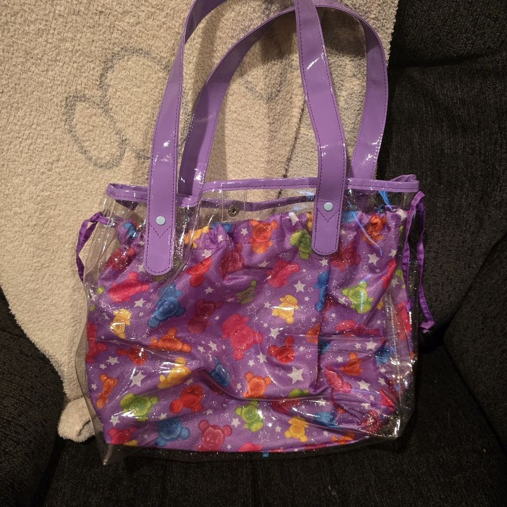NWT Disney Parks Purple Summer Swim Bag